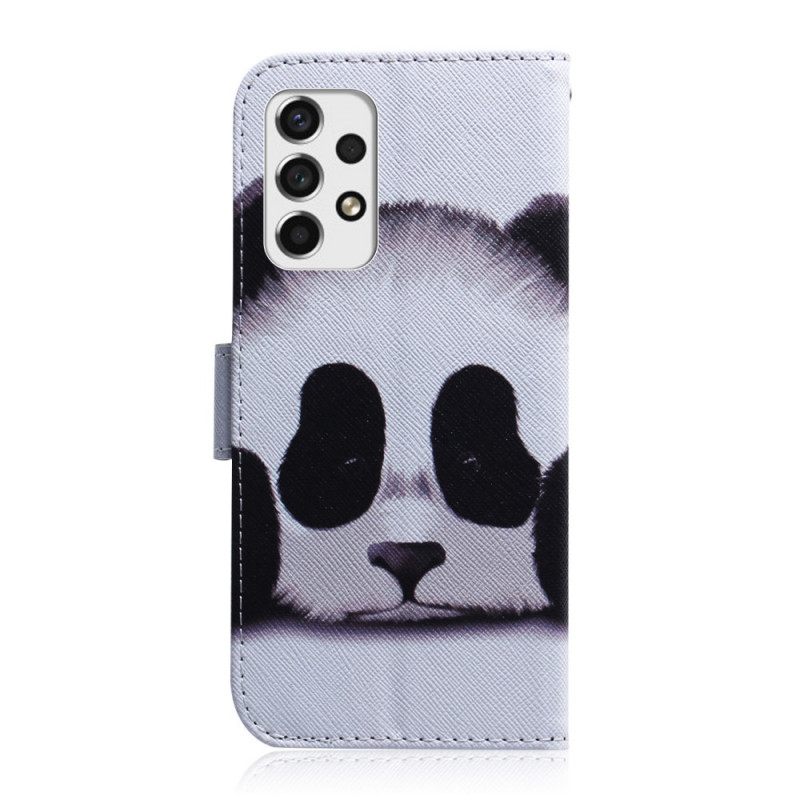 Θήκη Flip Samsung Galaxy A33 5G Πρόσωπο Panda