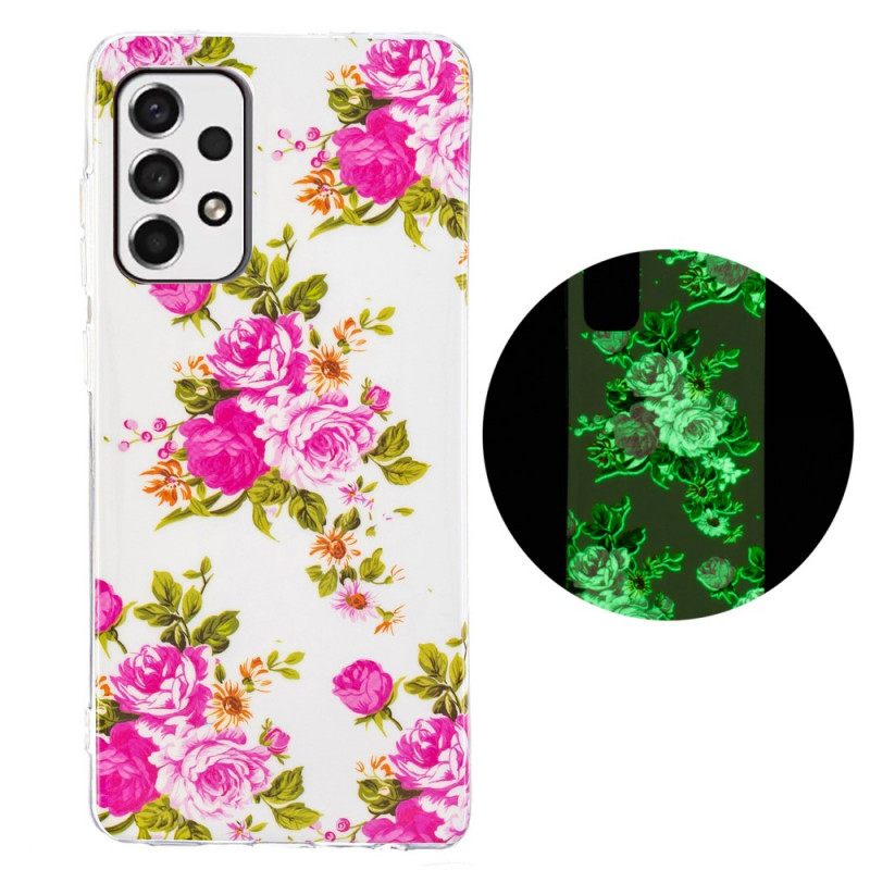 Θήκη Samsung Galaxy A33 5G Fluorescent Liberty Flowers