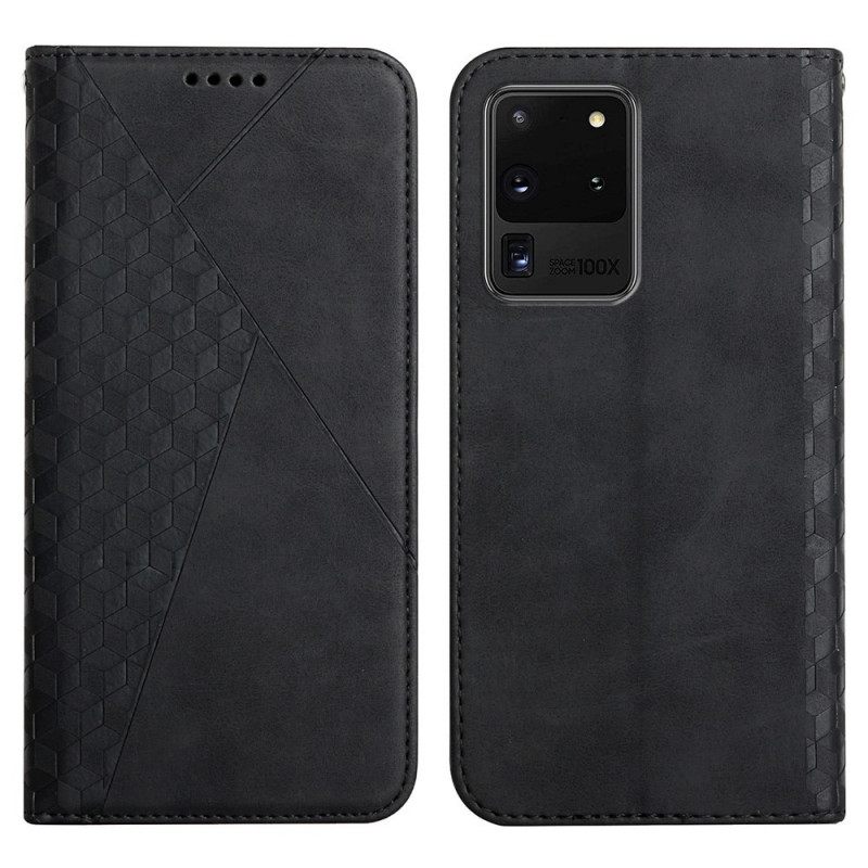 θηκη κινητου Samsung Galaxy S20 Ultra Θήκη Flip Geo Leather Effect