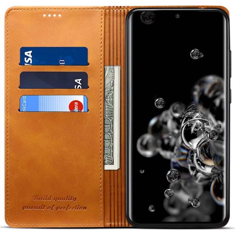 θηκη κινητου Samsung Galaxy S20 Ultra Θήκη Flip Suteni Leather Effect