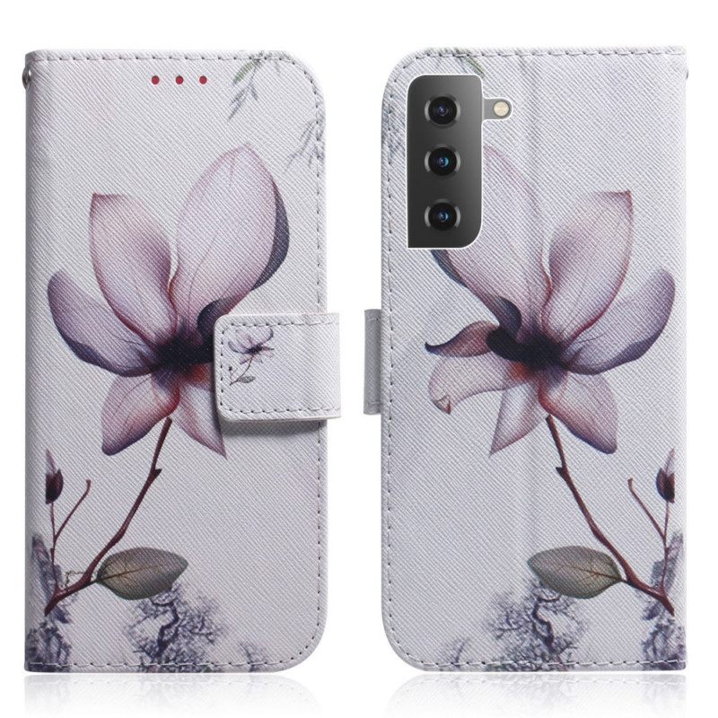 Κάλυμμα Samsung Galaxy S22 5G Dusty Pink Flower