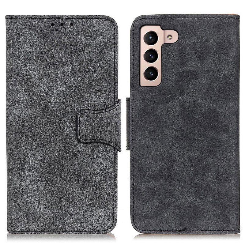 Κάλυμμα Samsung Galaxy S22 5G Vintage Split Leather