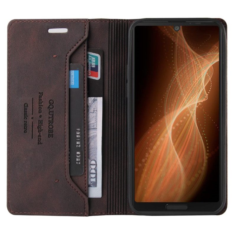 Θήκη Flip Samsung Galaxy S22 5G Faux Leather Gq.utrobe