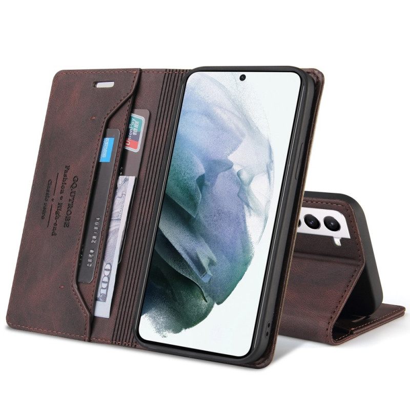 Θήκη Flip Samsung Galaxy S22 5G Faux Leather Gq.utrobe