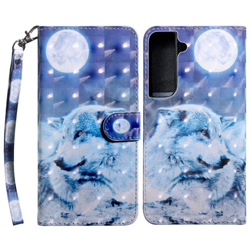 Θήκη Flip Samsung Galaxy S22 5G Gerald The Wolf