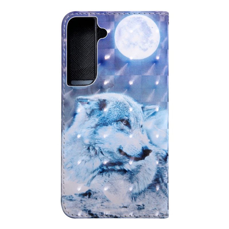 Θήκη Flip Samsung Galaxy S22 5G Gerald The Wolf