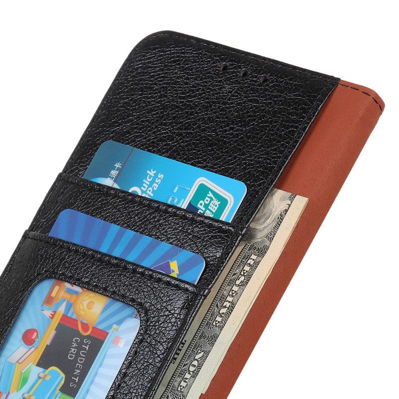 Θήκη Flip Samsung Galaxy S22 5G Split Nappa Leather