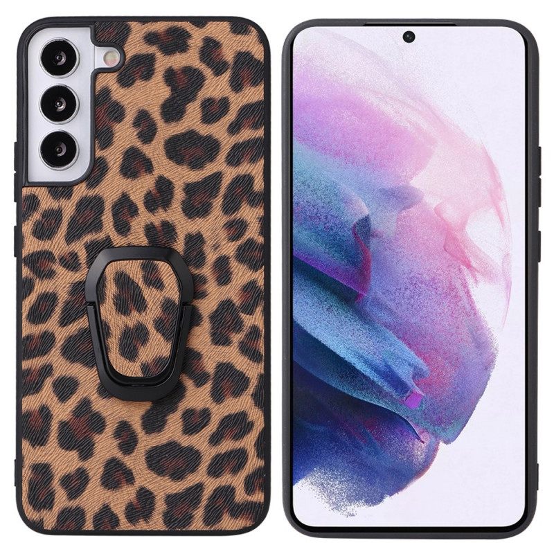 θηκη κινητου Samsung Galaxy S22 5G Δαχτυλίδι Leopard Style-support