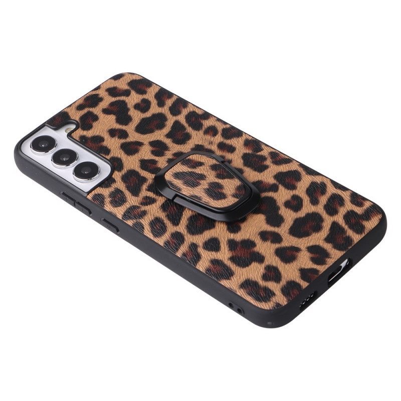 θηκη κινητου Samsung Galaxy S22 5G Δαχτυλίδι Leopard Style-support