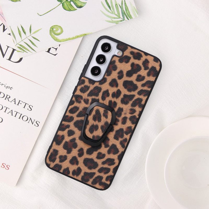 θηκη κινητου Samsung Galaxy S22 5G Δαχτυλίδι Leopard Style-support