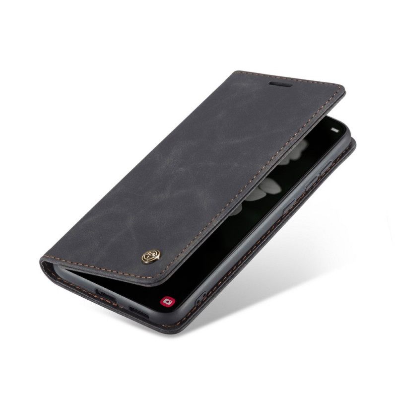 θηκη κινητου Samsung Galaxy S22 5G Θήκη Flip Caseme Faux Leather