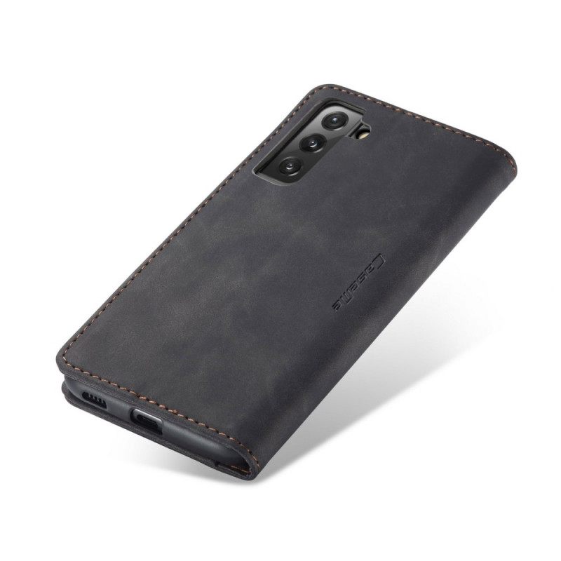 θηκη κινητου Samsung Galaxy S22 5G Θήκη Flip Caseme Faux Leather