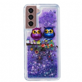 Θήκη Samsung Galaxy S22 5G Glitter Owls