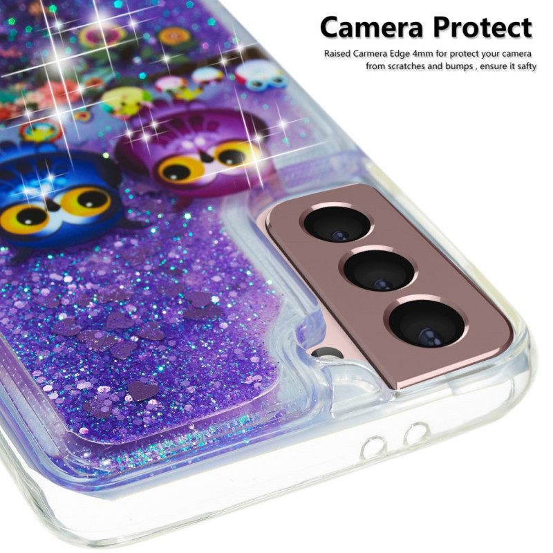 Θήκη Samsung Galaxy S22 5G Glitter Owls