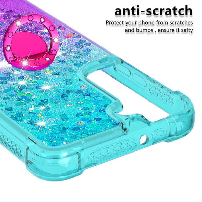 Θήκη Samsung Galaxy S22 5G Glitter Ring-support