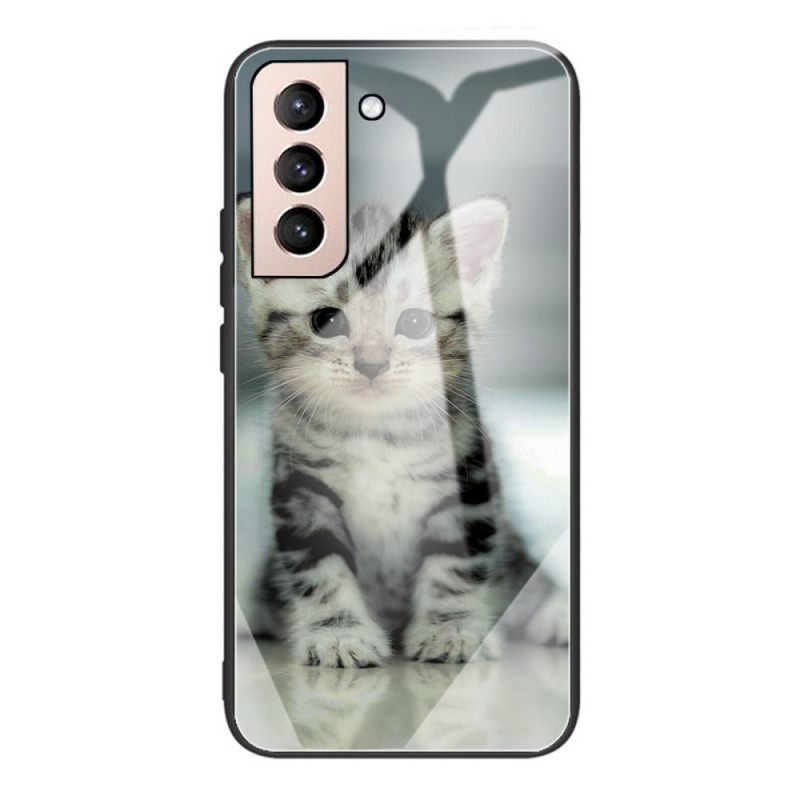 Θήκη Samsung Galaxy S22 5G Kitten Tempered Glass