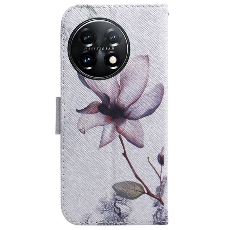 Κάλυμμα OnePlus 11 5G Flower Dusty Pink