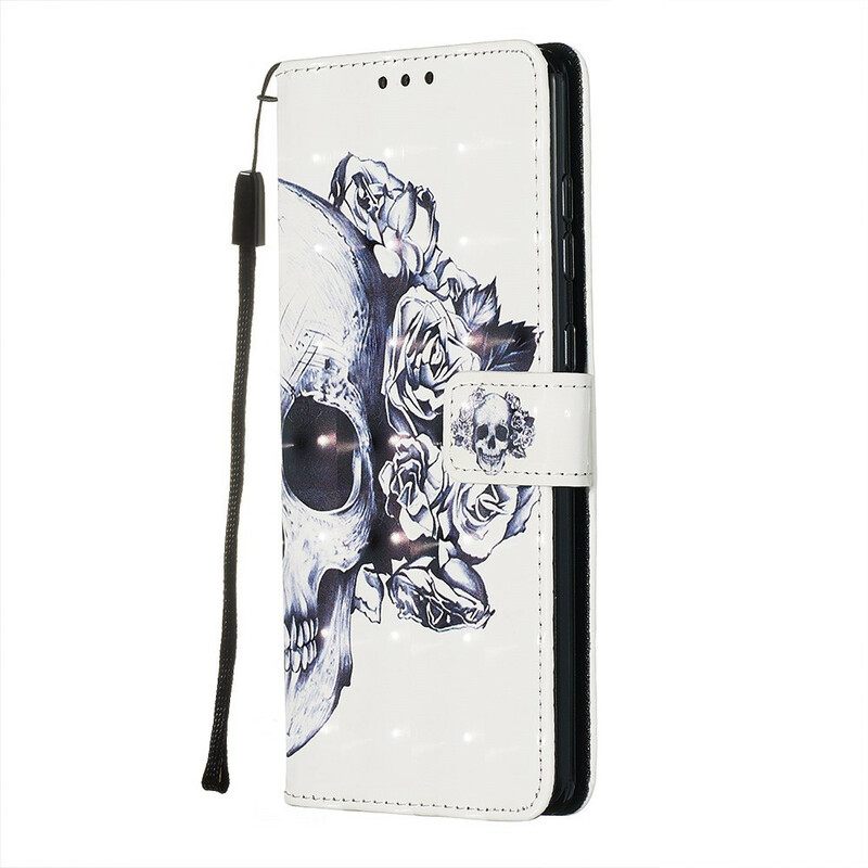 Κάλυμμα Samsung Galaxy A71 Floral Skull