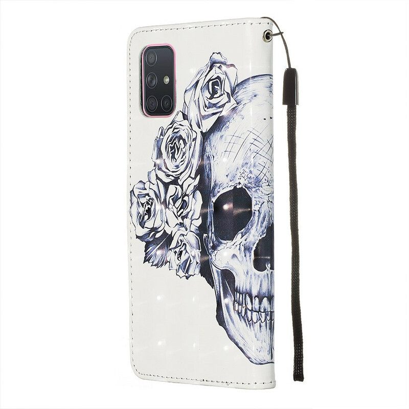 Κάλυμμα Samsung Galaxy A71 Floral Skull