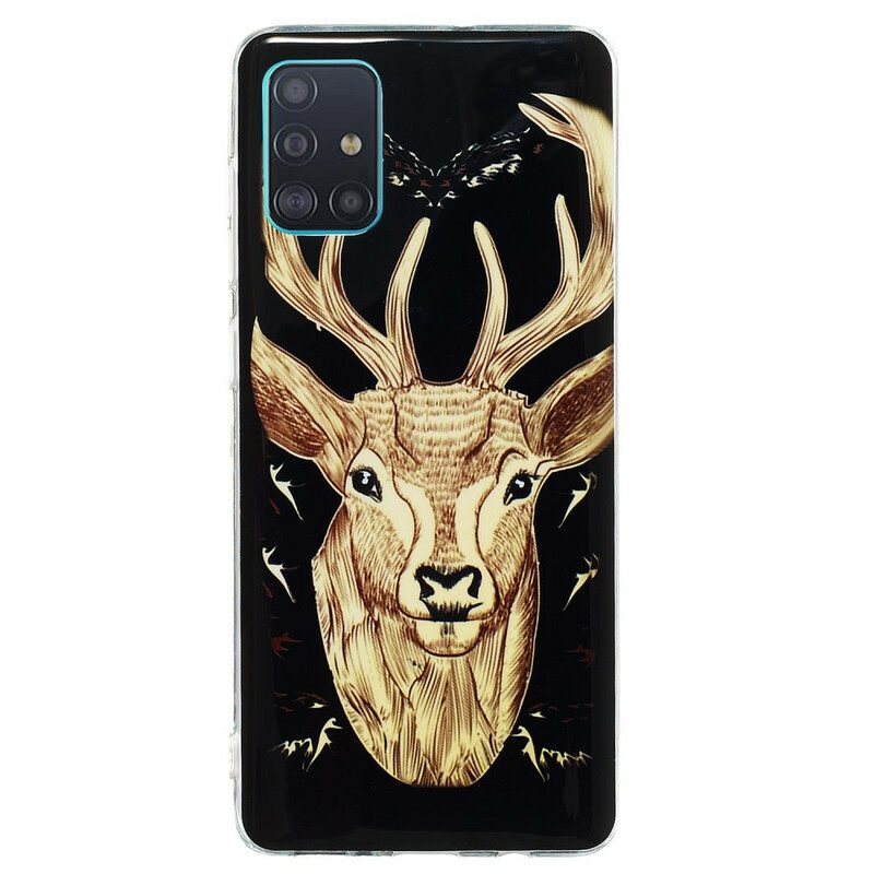 θηκη κινητου Samsung Galaxy A71 Fluorescent Majestic Stag