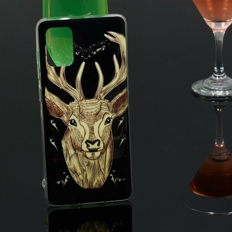 θηκη κινητου Samsung Galaxy A71 Fluorescent Majestic Stag