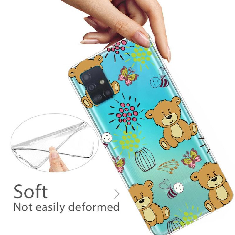 Θήκη Samsung Galaxy A71 Bears Top