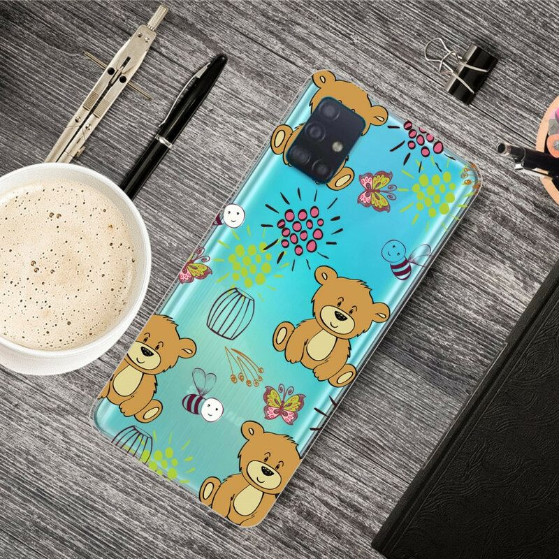 Θήκη Samsung Galaxy A71 Bears Top