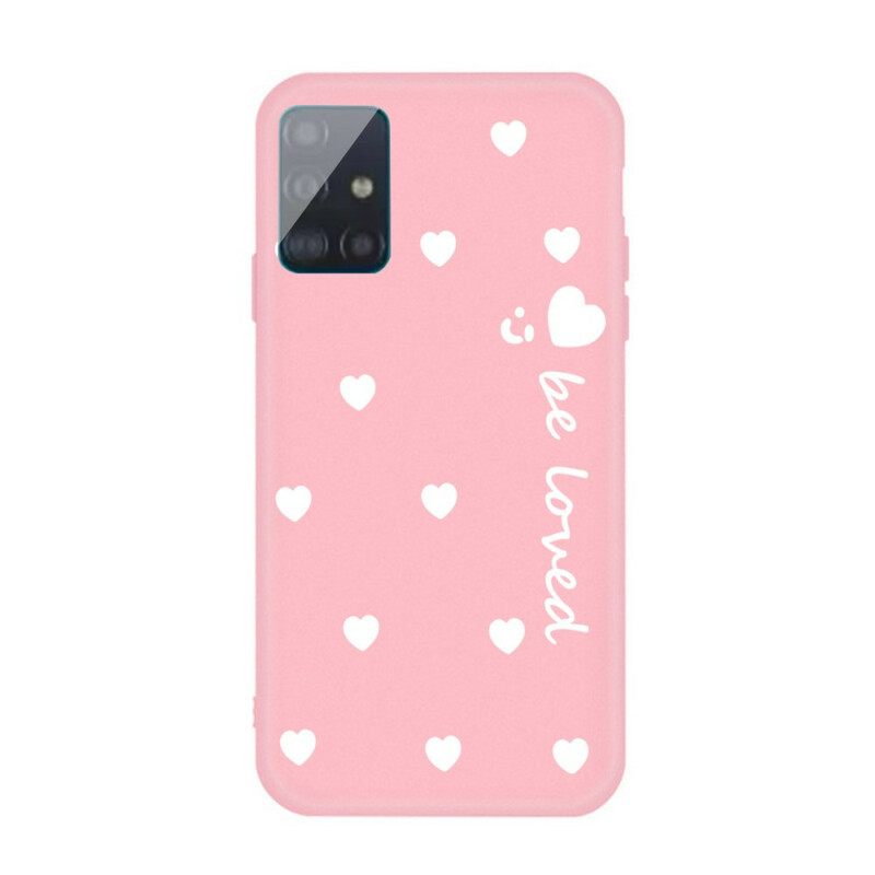 Θήκη Samsung Galaxy A71 Silicone Heart Be Loved