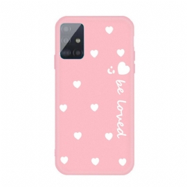 Θήκη Samsung Galaxy A71 Silicone Heart Be Loved