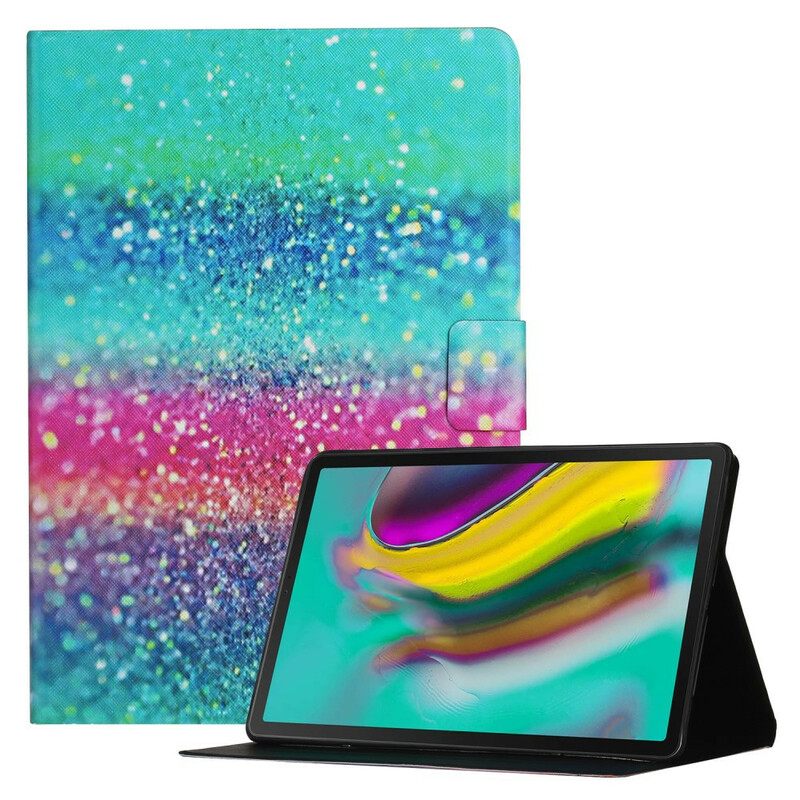 δερματινη θηκη Samsung Galaxy Tab A7 Lite Glitter Design