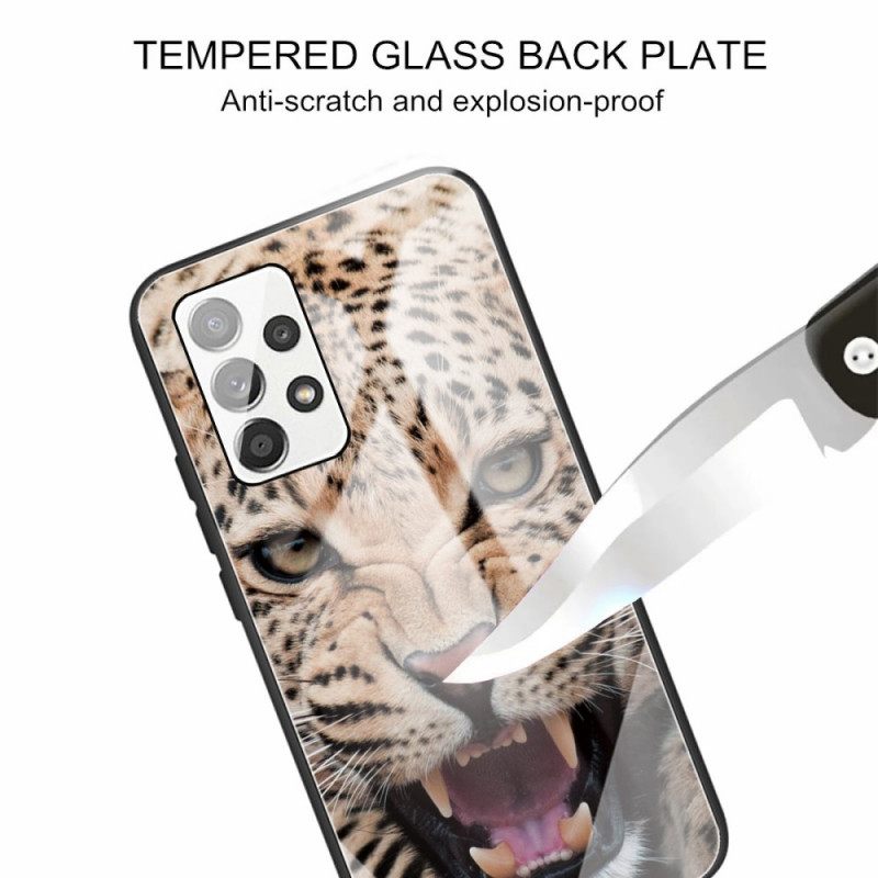 θηκη κινητου Samsung Galaxy A53 5G Leopard Tempered Glass