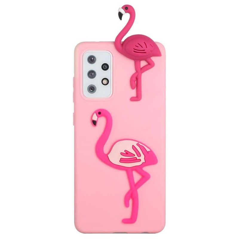 Θήκη Samsung Galaxy A53 5G Flamingo 3d