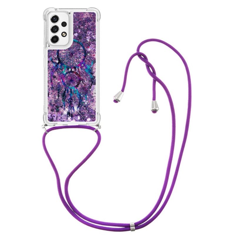 Θήκη Samsung Galaxy A53 5G με κορδονι Dream Catcher Glitter Cord