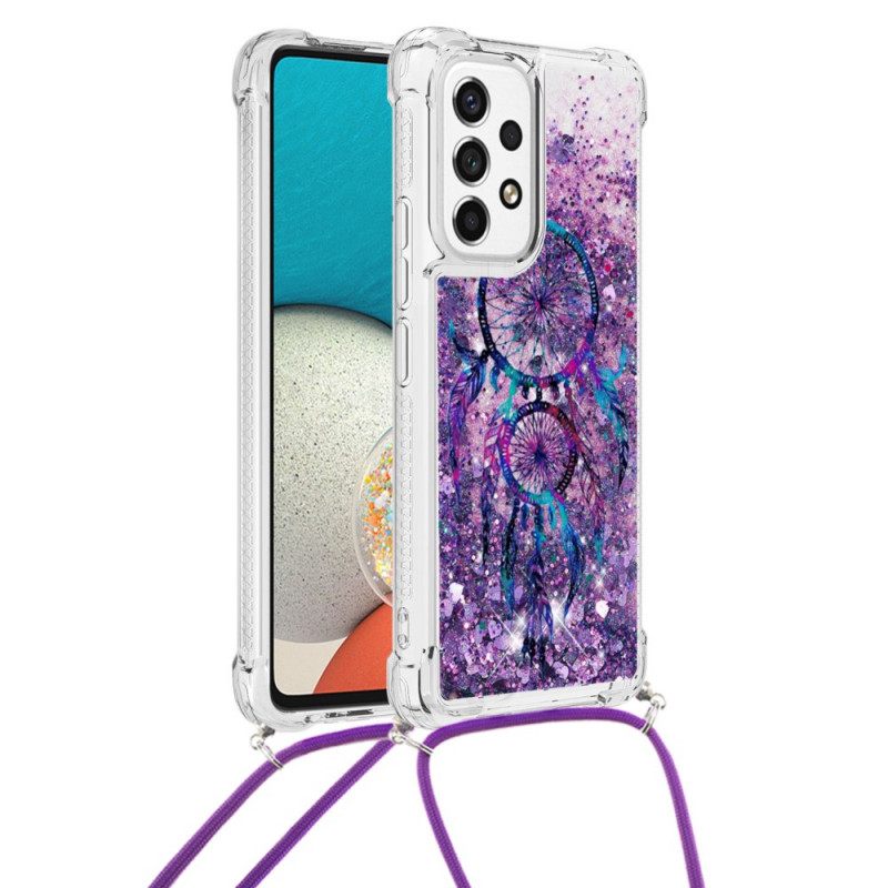 Θήκη Samsung Galaxy A53 5G με κορδονι Dream Catcher Glitter Cord