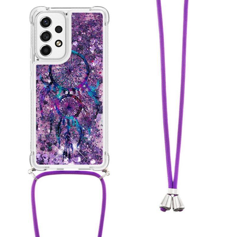 Θήκη Samsung Galaxy A53 5G με κορδονι Dream Catcher Glitter Cord