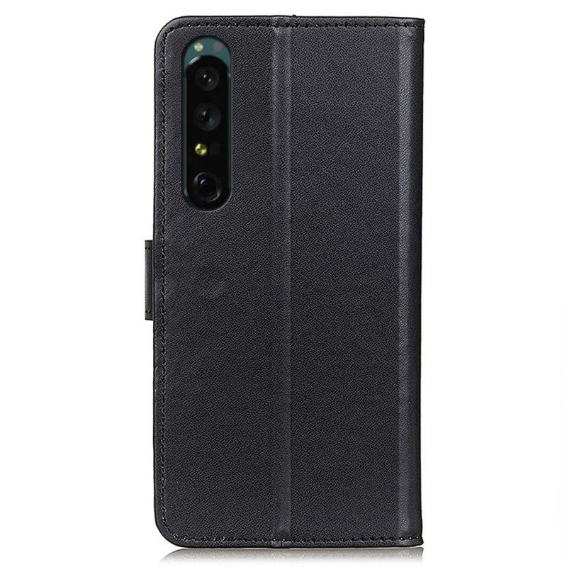 Κάλυμμα Sony Xperia 1 IV Απλό Συνθετικό Δέρμα