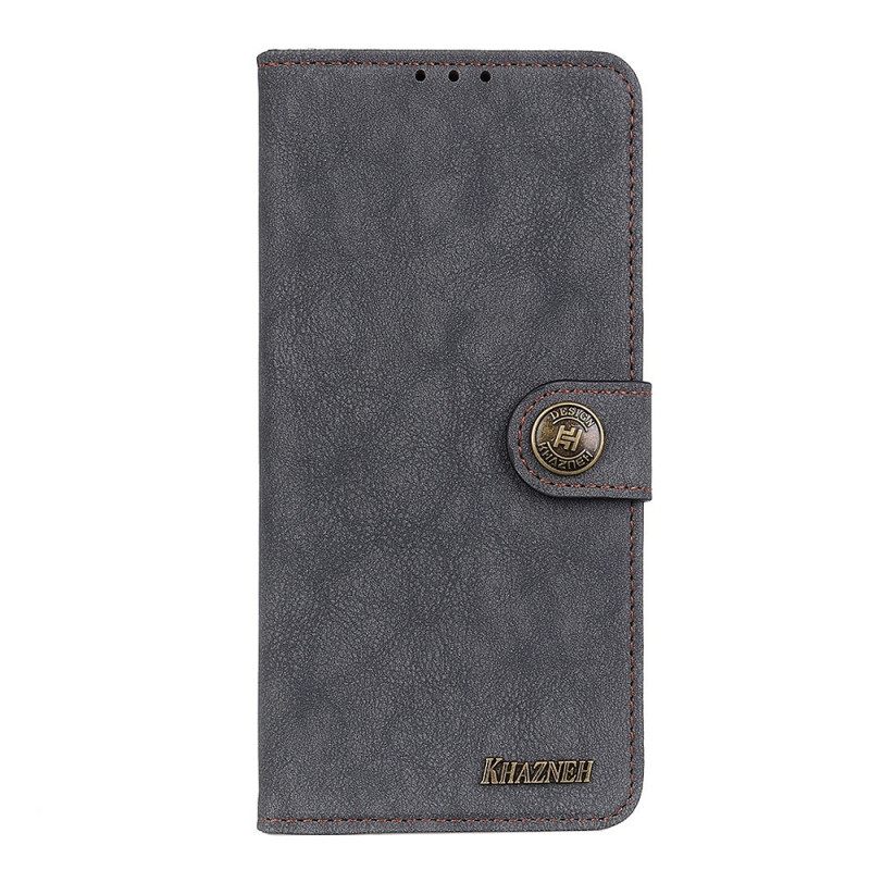 Κάλυμμα Sony Xperia 1 IV Vintage Split Leather Khazneh