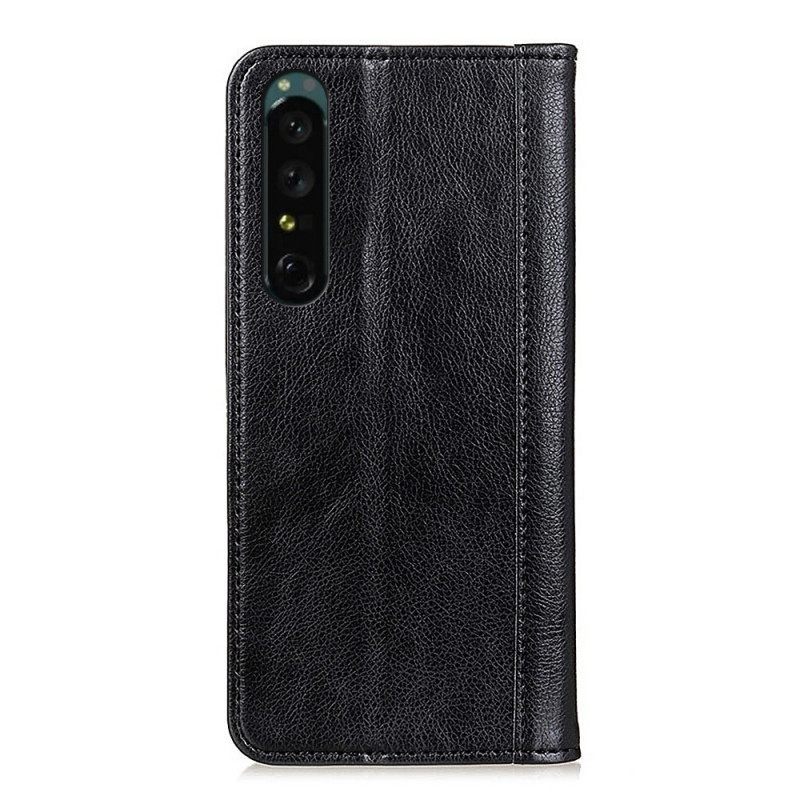 θηκη κινητου Sony Xperia 1 IV Θήκη Flip Κλασικό Σπλιτ Δέρμα