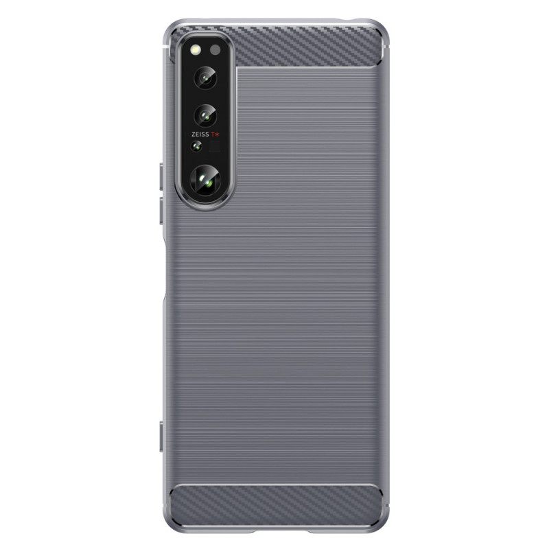 Θήκη Sony Xperia 1 IV Βουρτσισμένη Ίνα Άνθρακα