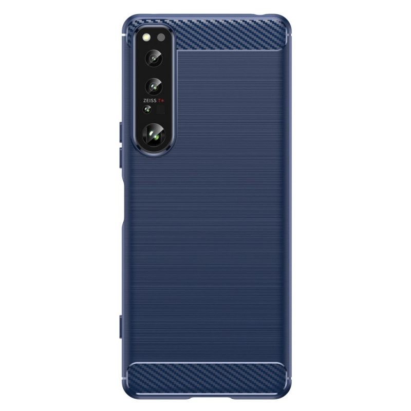 Θήκη Sony Xperia 1 IV Βουρτσισμένη Ίνα Άνθρακα