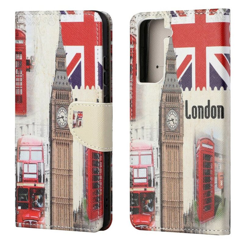 δερματινη θηκη Samsung Galaxy S21 FE London Life