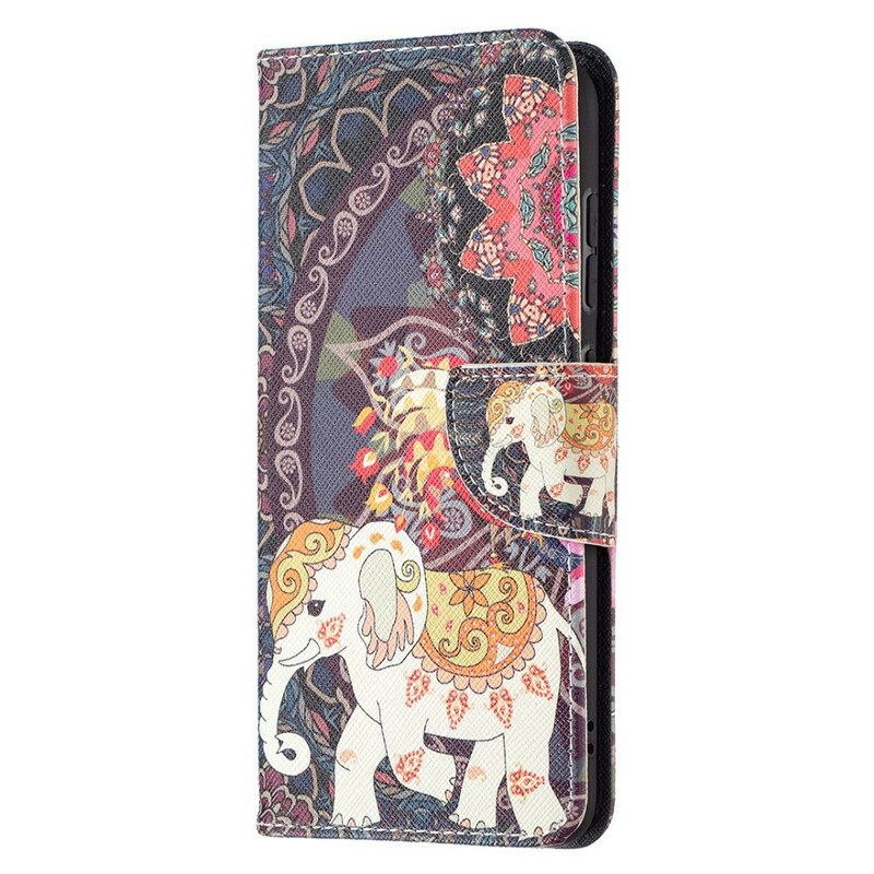 Κάλυμμα Samsung Galaxy S21 FE Mandala Ethnic Elephants