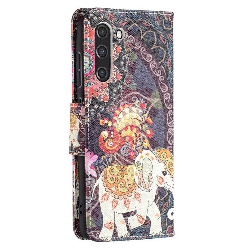 Κάλυμμα Samsung Galaxy S21 FE Mandala Ethnic Elephants