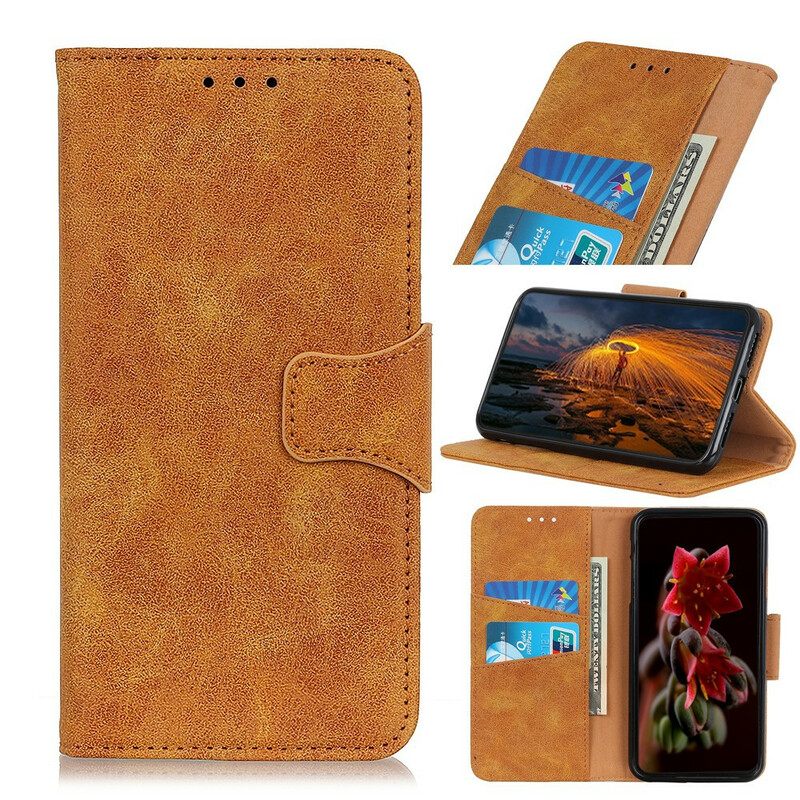 Κάλυμμα Samsung Galaxy S21 FE Vintage Split Leather