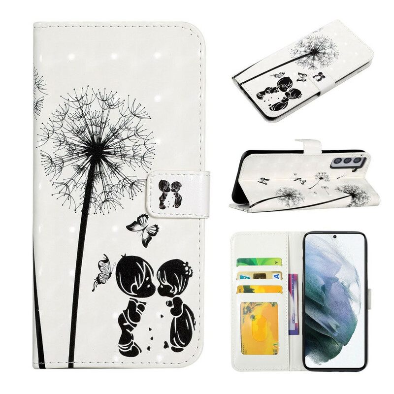 Θήκη Flip Samsung Galaxy S21 FE Baby Love Dandelion