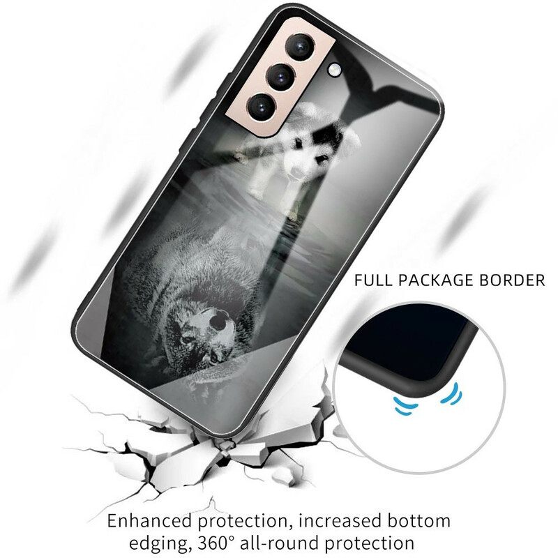 θηκη κινητου Samsung Galaxy S21 FE Puppy Dream Tempered Glass