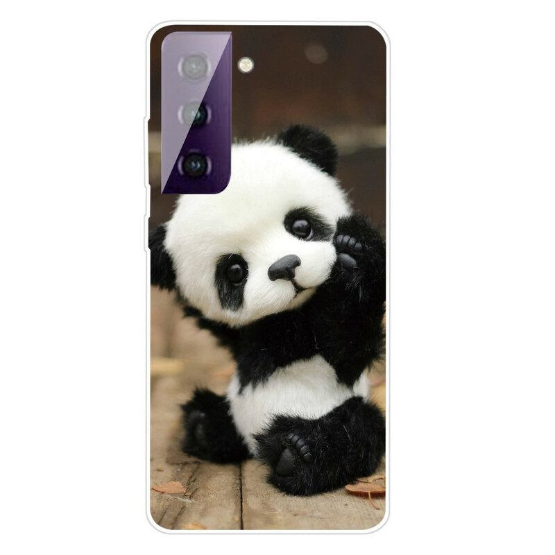 Θήκη Samsung Galaxy S21 FE Ευέλικτο Panda