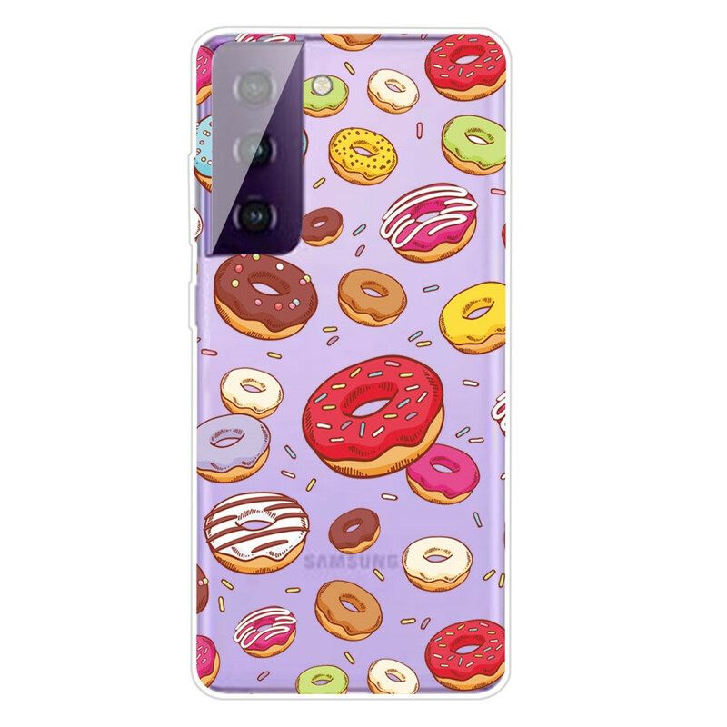 Θήκη Samsung Galaxy S21 FE Love Donuts