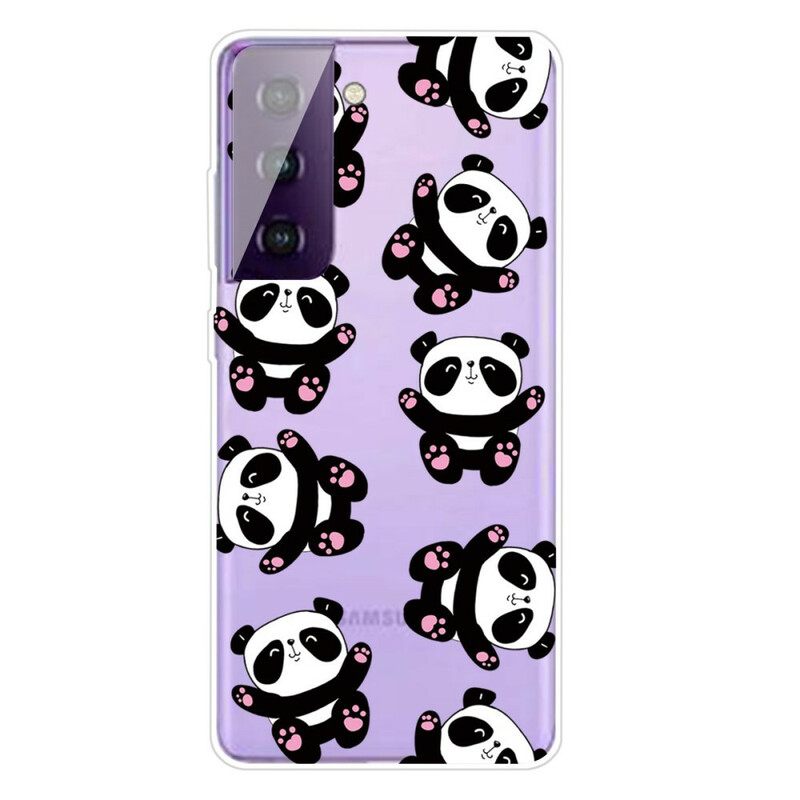 Θήκη Samsung Galaxy S21 FE Top Pandas Fun