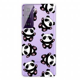 Θήκη Samsung Galaxy S21 FE Top Pandas Fun